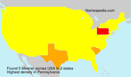 Surname Meaner in USA Surname Meaner in USA