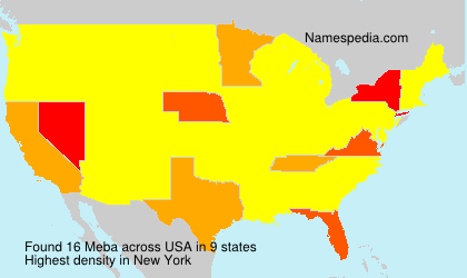 Surname Meba in USA Surname Meba in USA