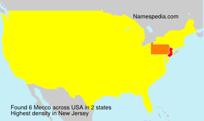 Surname Mecco in USA Surname Mecco in USA