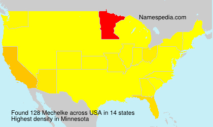 Surname Mechelke in USA Surname Mechelke in USA