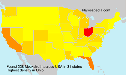 Surname Meckstroth in USA Surname Meckstroth in USA