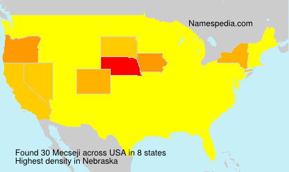 Surname Mecseji in USA Surname Mecseji in USA