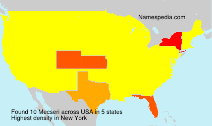 Surname Mecseri in USA Surname Mecseri in USA