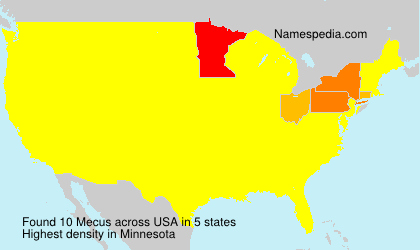 Surname Mecus in USA Surname Mecus in USA