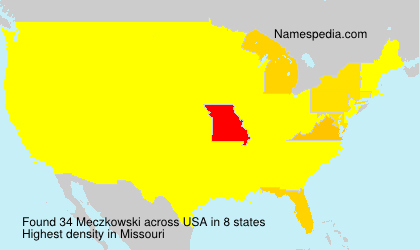 Surname Meczkowski in USA Surname Meczkowski in USA