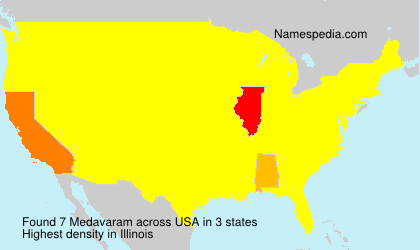 Surname Medavaram in USA Surname Medavaram in USA