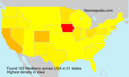 Surname Medberry in USA Surname Medberry in USA