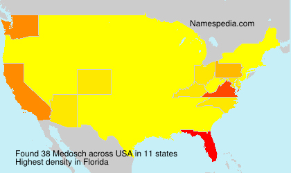 Surname Medosch in USA Surname Medosch in USA