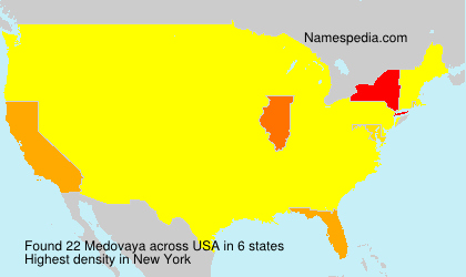 Surname Medovaya in USA Surname Medovaya in USA