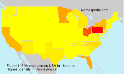 Surname Medure in USA Surname Medure in USA