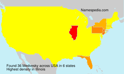 Surname Medvesky in USA