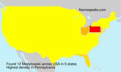 Surname Medykowski in USA Surname Medykowski in USA