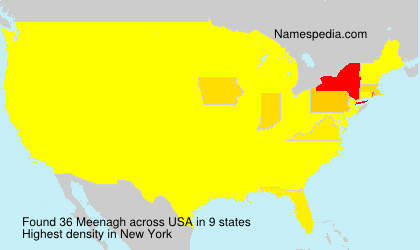 Surname Meenagh in USA Surname Meenagh in USA