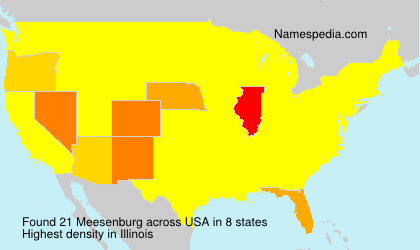 Surname Meesenburg in USA Surname Meesenburg in USA