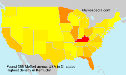 Surname Meffert in USA Surname Meffert in USA