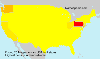 Surname Megay in USA Surname Megay in USA