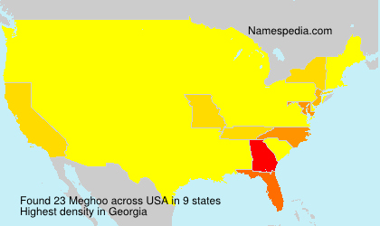 Surname Meghoo in USA Surname Meghoo in USA