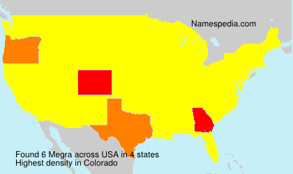 Surname Megra in USA Surname Megra in USA