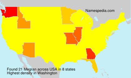Surname Megran in USA Surname Megran in USA