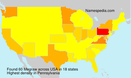 Surname Megraw in USA Surname Megraw in USA