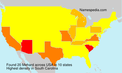 Surname Mehard in USA Surname Mehard in USA