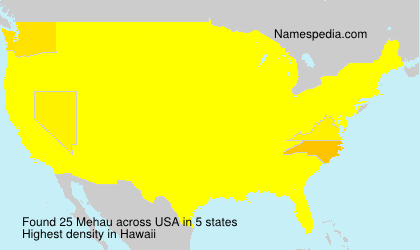 Surname Mehau in USA Surname Mehau in USA