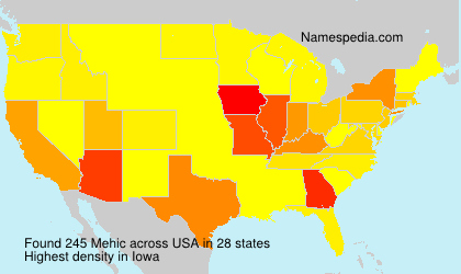 Surname Mehic in USA Surname Mehic in USA