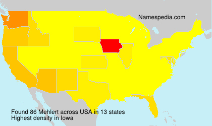 Surname Mehlert in USA Surname Mehlert in USA