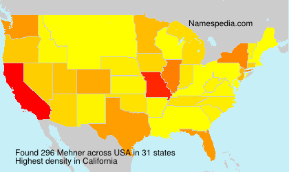 Surname Mehner in USA Surname Mehner in USA