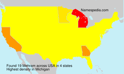 Surname Mehram in USA Surname Mehram in USA