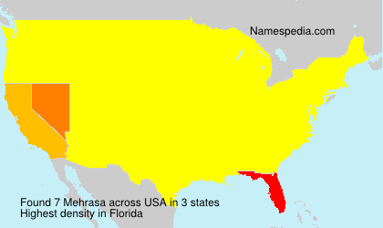 Surname Mehrasa in USA