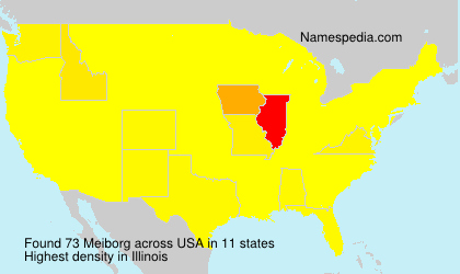 Surname Meiborg in USA Surname Meiborg in USA