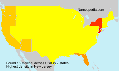 Surname Meichel in USA