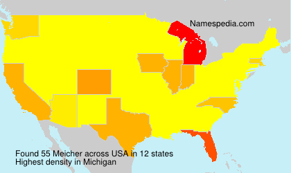 Surname Meicher in USA Surname Meicher in USA