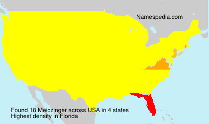 Surname Meiczinger in USA Surname Meiczinger in USA