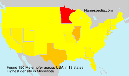 Surname Meierhofer in USA Surname Meierhofer in USA