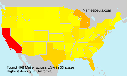 Surname Meijer in USA Surname Meijer in USA