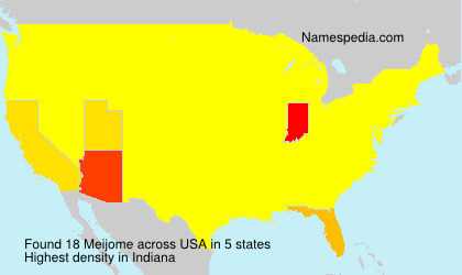 Surname Meijome in USA Surname Meijome in USA