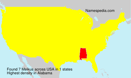 Surname Meikus in USA Surname Meikus in USA