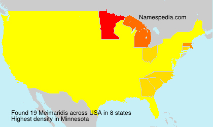 Surname Meimaridis in USA Surname Meimaridis in USA