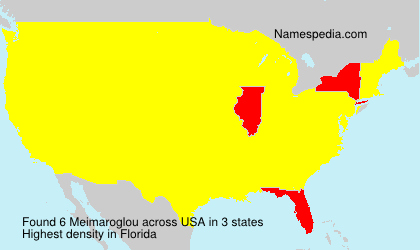 Surname Meimaroglou in USA Surname Meimaroglou in USA