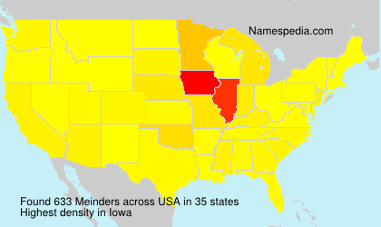 Surname Meinders in USA Surname Meinders in USA