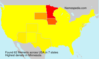 Surname Meinerts in USA Surname Meinerts in USA