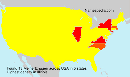Surname Meinertzhagen in USA Surname Meinertzhagen in USA
