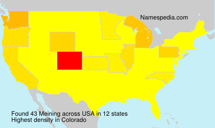 Surname Meining in USA Surname Meining in USA