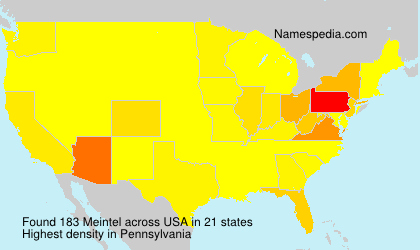 Surname Meintel in USA Surname Meintel in USA