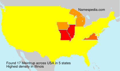 Surname Meintrup in USA Surname Meintrup in USA