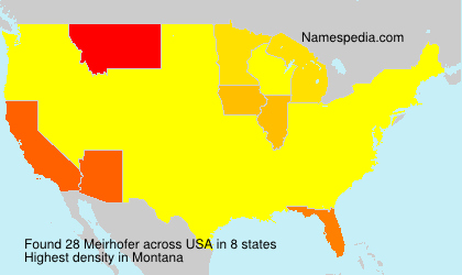 Surname Meirhofer in USA Surname Meirhofer in USA