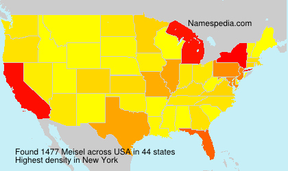 Surname Meisel in USA Surname Meisel in USA