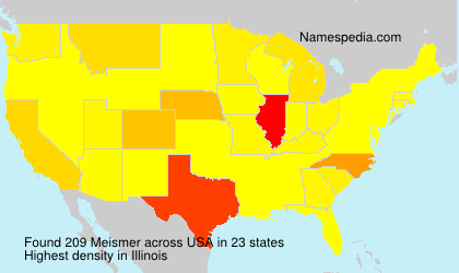 Surname Meismer in USA Surname Meismer in USA